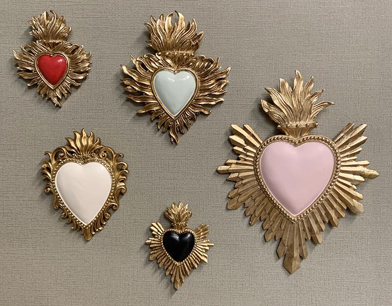 Photo n°4 du produit Déco murale ex-voto rose pâle 14,4x18,5cm-472T18-0