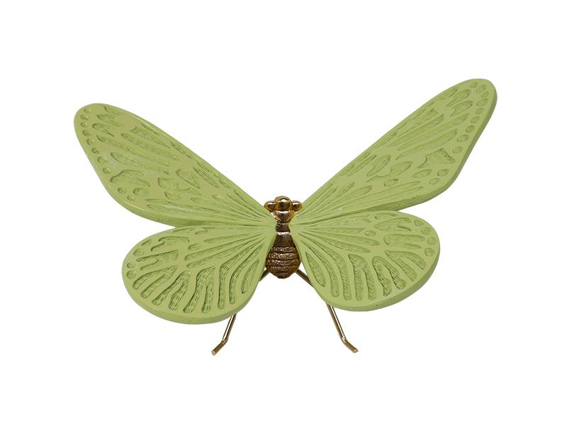 Photo n°1 du produit Déco murale papillon vert 18.4x12.5x6cm-529VT18-0