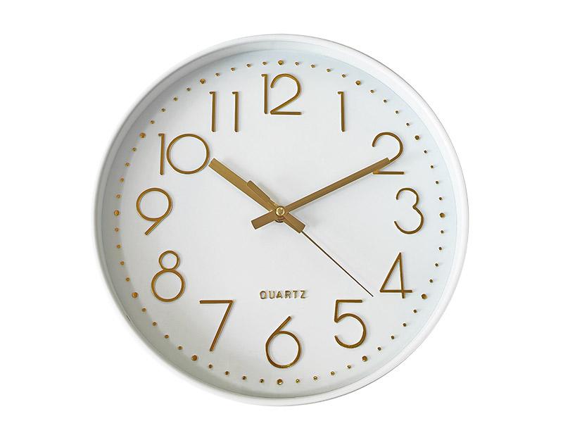 Photo n°1 du produit Horloge color block blanc 30.5cm-H338C30-0