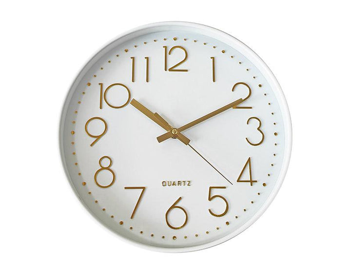 Photo n°1 du produit Horloge color block blanc 30.5cm-H338C30-0