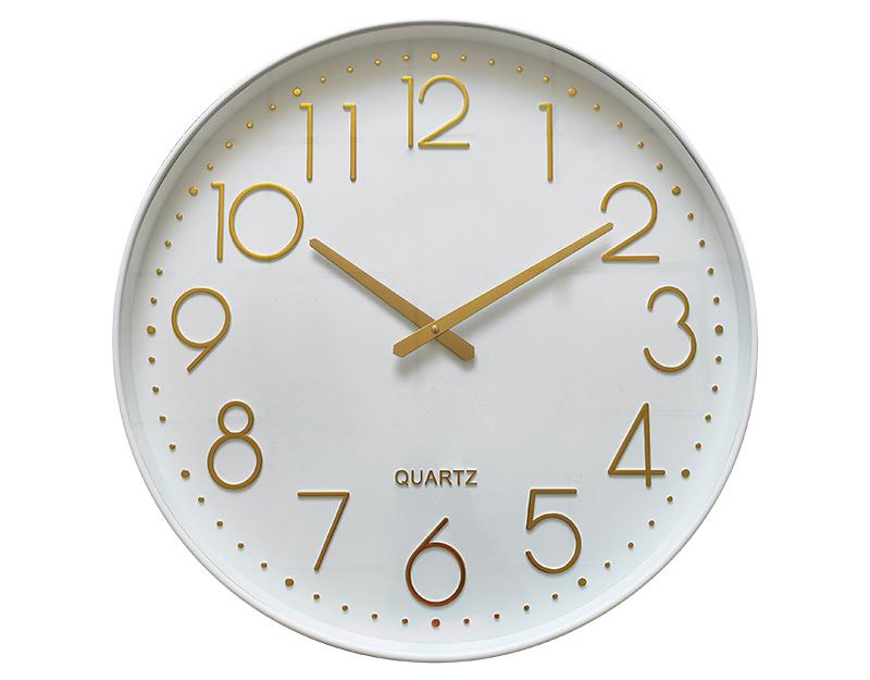 Photo n°1 du produit Horloge color block blanc 50.9cm-H338C50-0