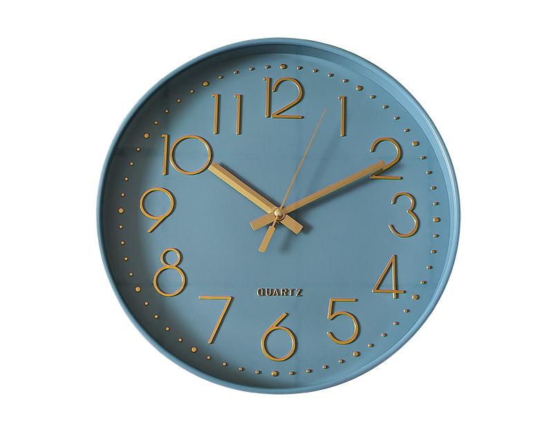 Photo n°1 du produit Horloge color block bleu 30,5cm-H334C30-0