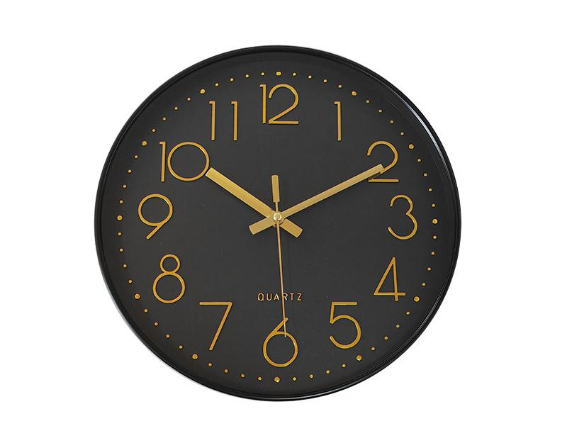 Photo n°1 du produit Horloge color block noir 30.5cm-H337C30-0