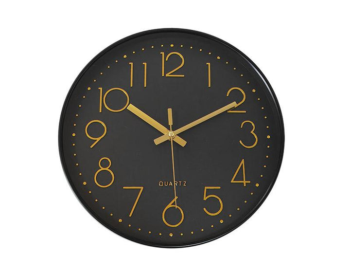 Photo n°1 du produit Horloge color block noir 30.5cm-H337C30-0