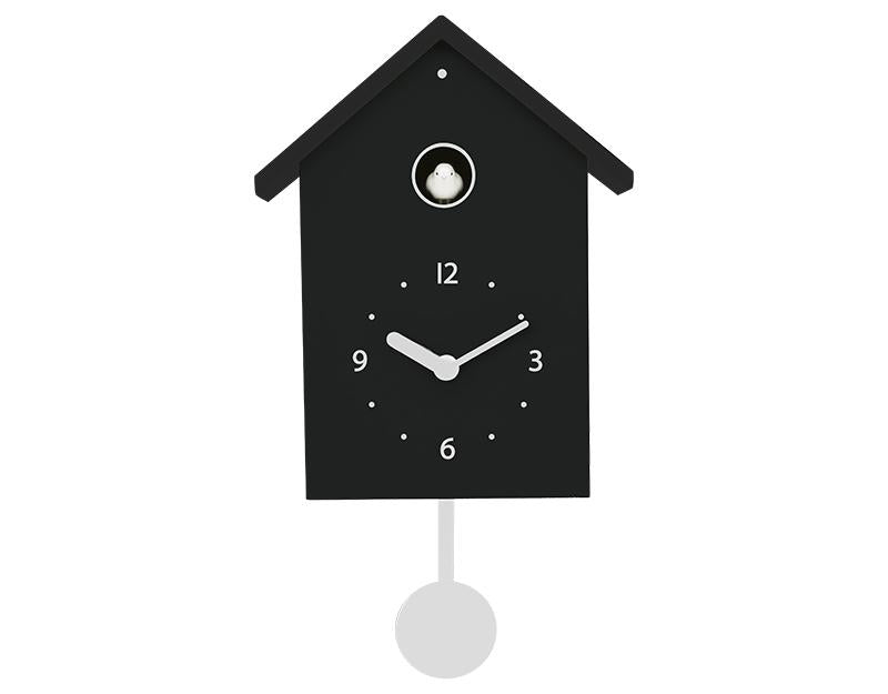 Photo n°1 du produit Horloge coucou noir et blanc 20x10x34.5cm-H367T34-0