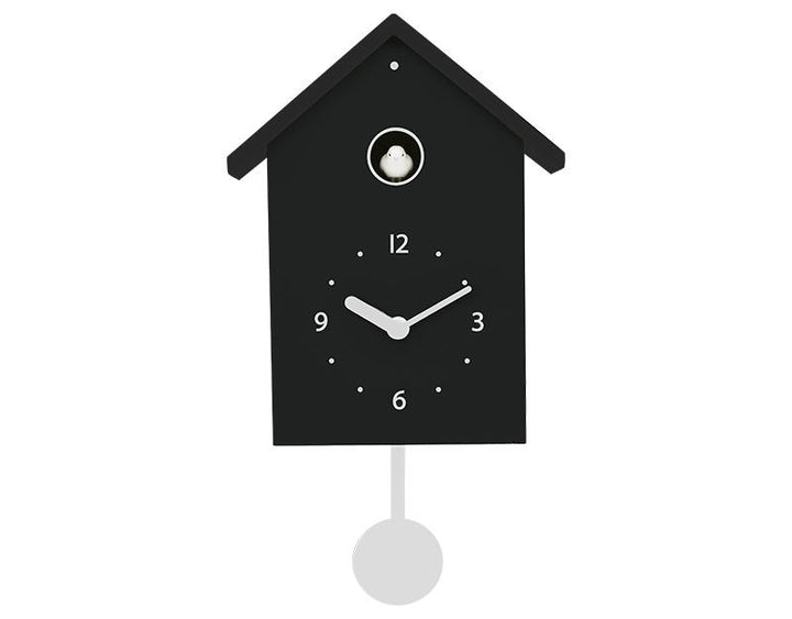 Photo n°1 du produit Horloge coucou noir et blanc 20x10x34.5cm-H367T34-0