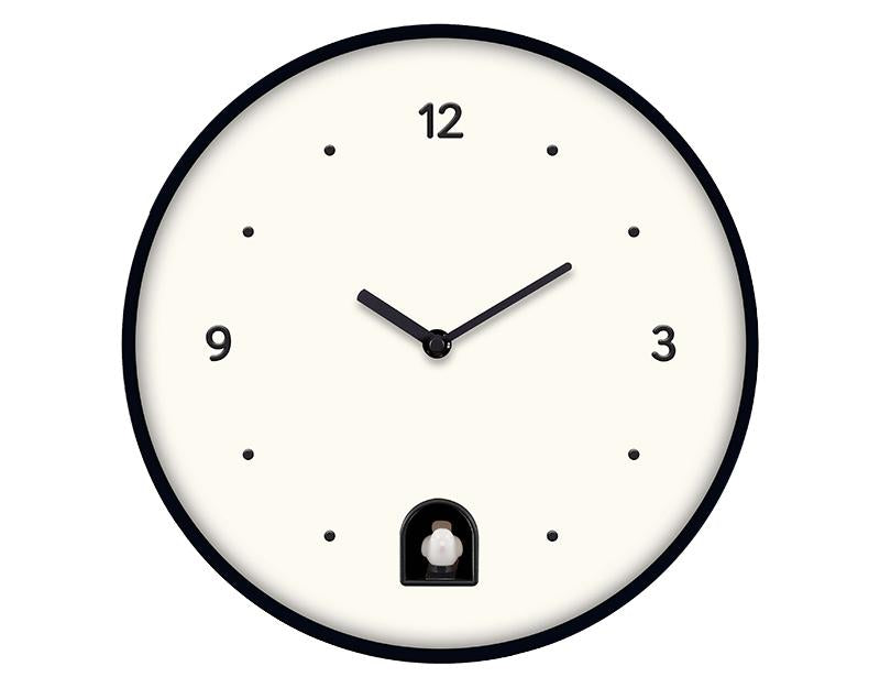 Photo n°1 du produit Horloge coucou rond noir 30cm-H375C30-0