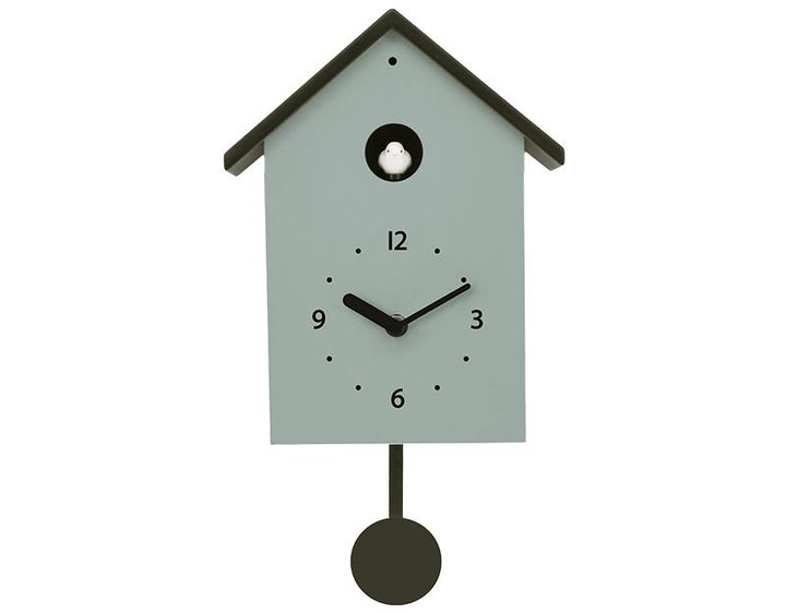 Photo n°1 du produit Horloge coucou vert et noir 20x10x34.5cm-H365T34-0
