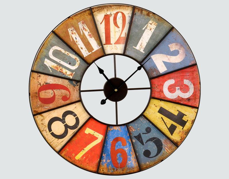 Photo n°1 du produit Horloge ronde ajourée en métal 58cm-H180C58-0
