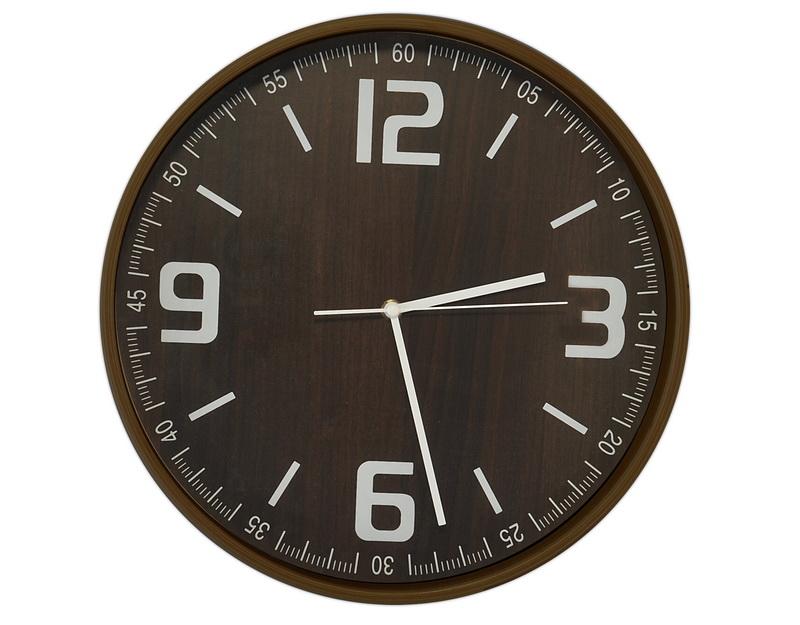Photo n°1 du produit Horloge ronde en bois 32cm-H287C32-0