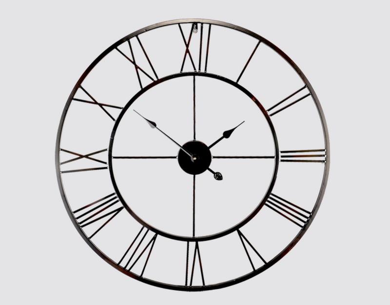 Photo n°1 du produit Horloge ronde sans fond ajourée 40cm-H134C40-0