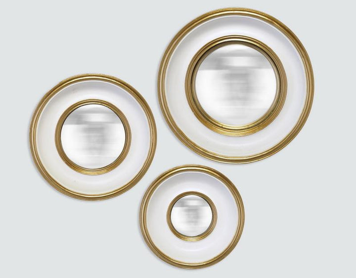 Photo n°1 du produit Lot de 3 miroirs convexes dorés 16, 19 et 23cm-GR103BCTTT-0