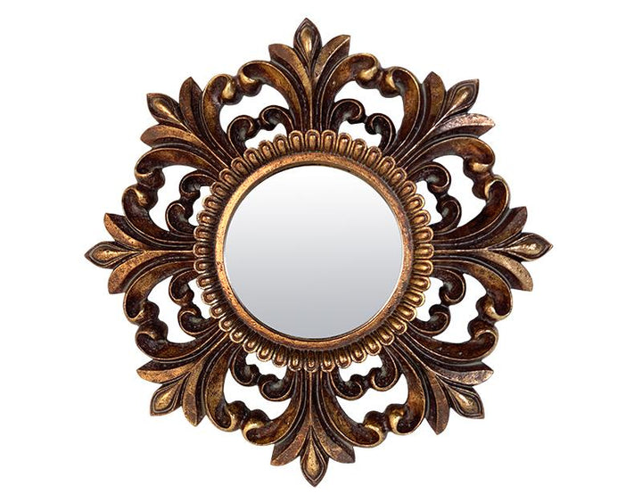 Photo n°1 du produit Miroir ancien patiné 30cm-GR736C30-0
