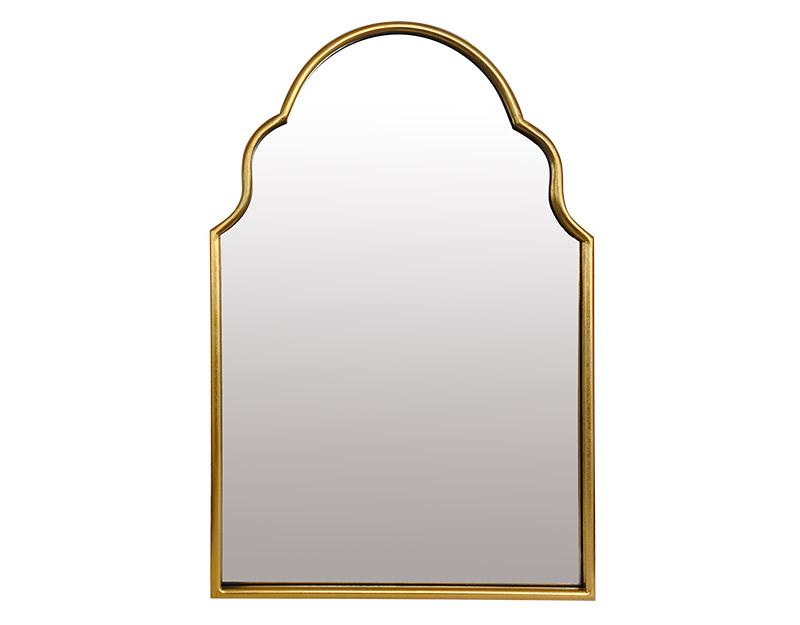Photo n°1 du produit Miroir arabesque en métal doré 90x60cm-GP914T90-0