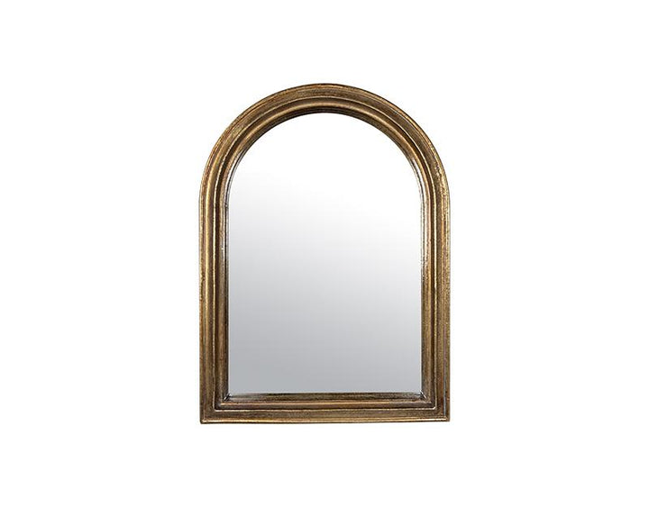 Photo n°1 du produit Miroir arche doré 18x25cm-GP891T25-0