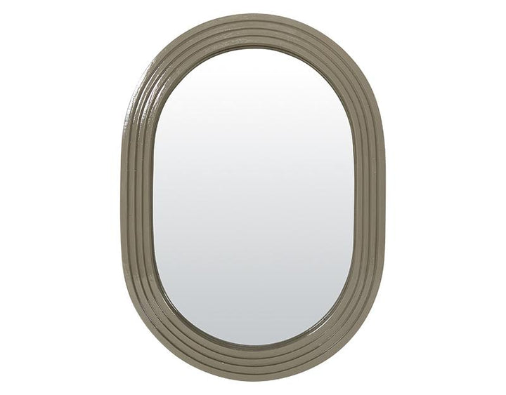 Photo n°1 du produit Miroir color oblong kaki 15,8x22cm-GP267T22-0