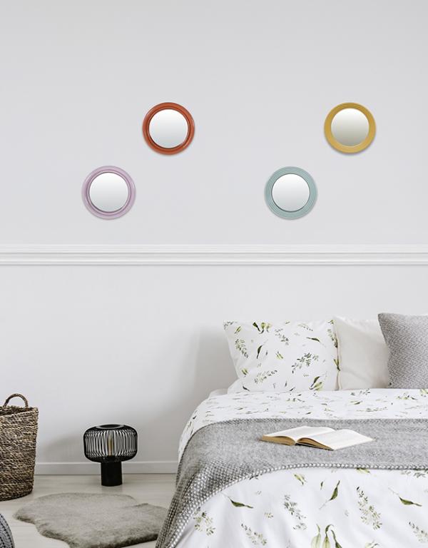 Photo n°2 du produit Miroir color rond lilas 14,5cm-GR260C14-0