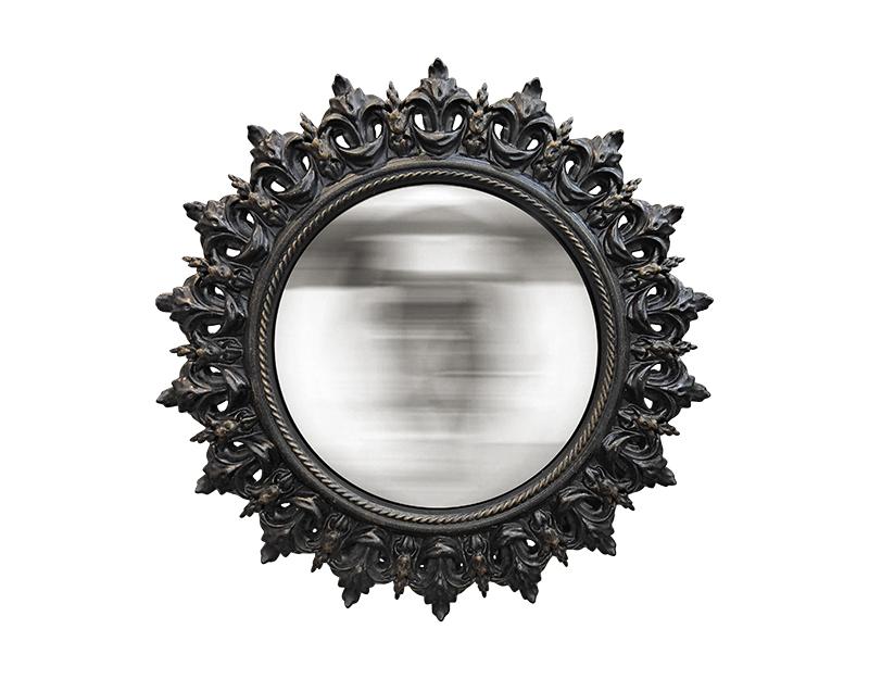 Photo n°1 du produit Miroir convexe noir épis 21.3cm-GR753C21-0