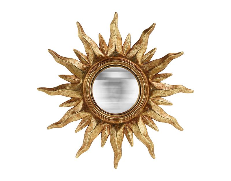 Photo n°1 du produit Miroir convexe soleil doré 31cm-GR759C31-0