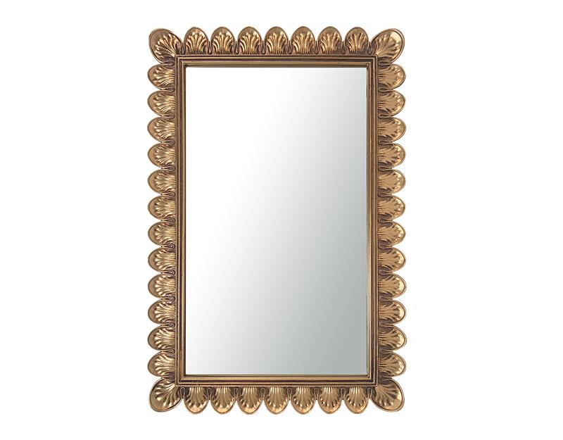 Photo n°1 du produit Miroir doré 29x44cm-GP918T44-0