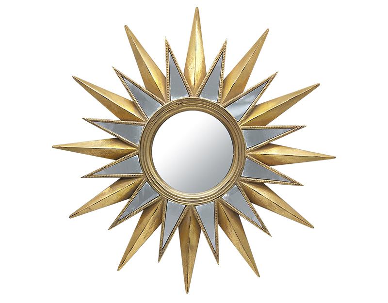Photo n°1 du produit Miroir doré en forme d'étoile 40,5cm-GR572C41-0