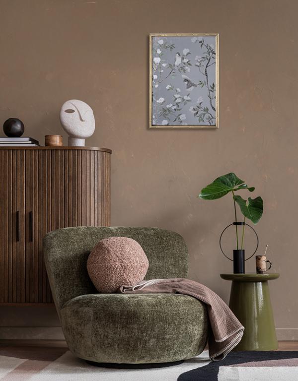 Photo n°2 du produit Miroir imprimé chinoiserie 35x48cm-GP264T48-0