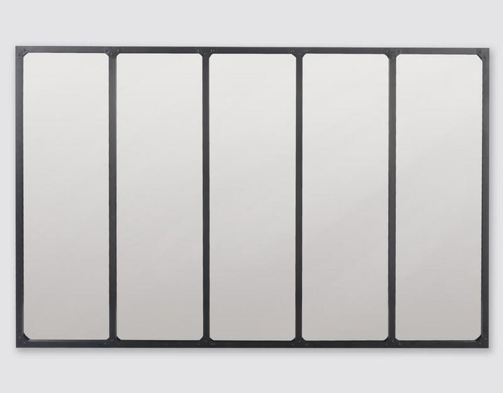 Photo n°1 du produit Miroir industriel avec rivets 137x90cm-GP497NT137-0