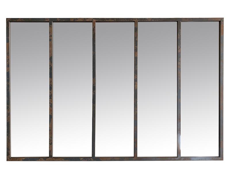 Photo n°1 du produit Miroir industriel rectangle 137x90cm-GP597RT137-0