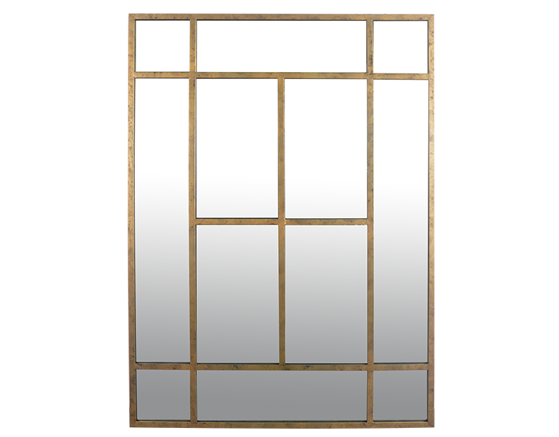Photo n°1 du produit Miroir métal doré 140x100cm-GP598OT140-0