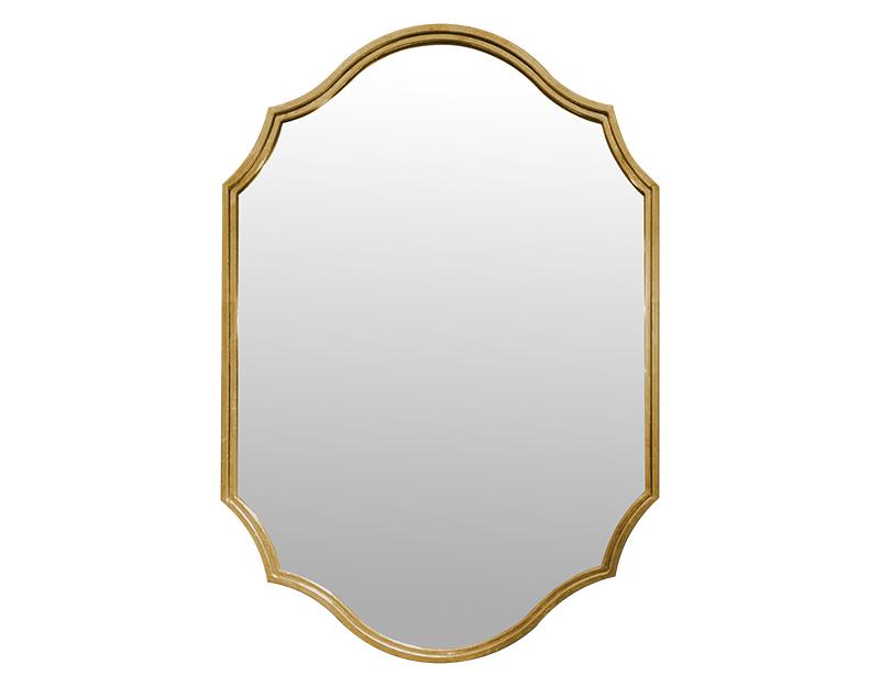 Photo n°1 du produit Miroir métal doré 60x90cm-GP245T90-0