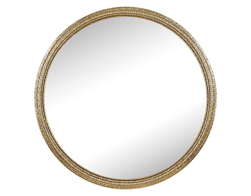 Photo n°1 du produit Miroir métal doré diam 80cm-GR752C80-0