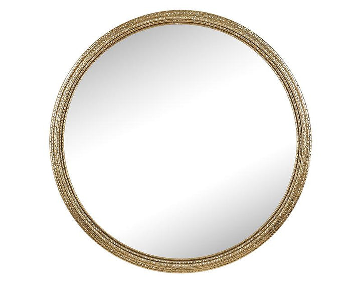 Photo n°1 du produit Miroir métal doré diam 80cm-GR752C80-0