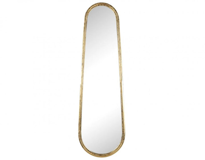 Photo n°1 du produit Miroir métal doré long 30x100cm-GP256T100-0