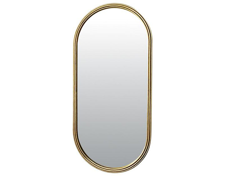 Photo n°1 du produit Miroir métal doré oblong épais 60x130cm-GP253T130-0
