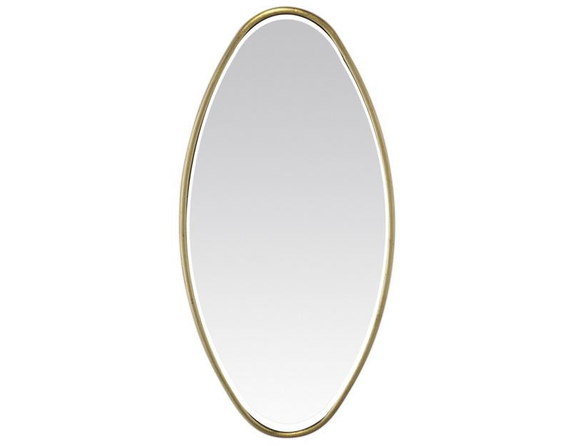 Photo n°1 du produit Miroir ovale doré 30x60cm-GO115T60-0