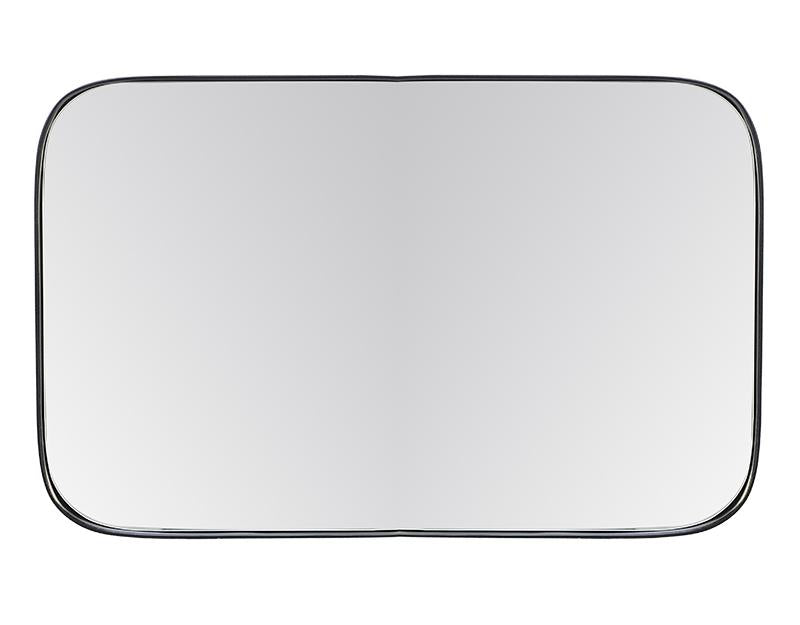 Photo n°1 du produit Miroir rectangulaire aux bords arrondis 100x70cm-GP419NT100-0