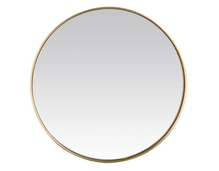 Photo n°1 du produit Miroir rond contours fins 30x30cm-GR419C30-0
