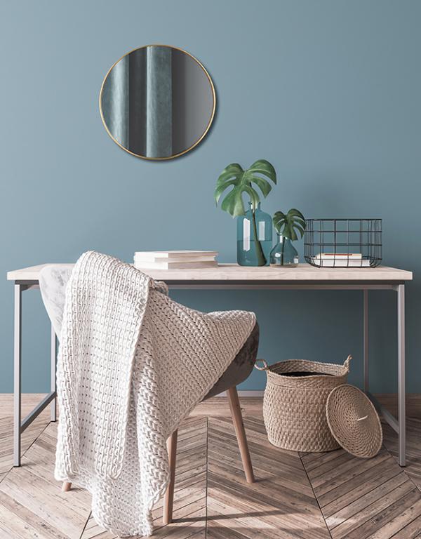 Photo n°2 du produit Miroir rond contours fins 30x30cm-GR419C30-0