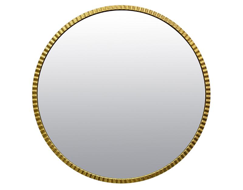 Photo n°1 du produit Miroir rond doré 80cm-GR224C80-0