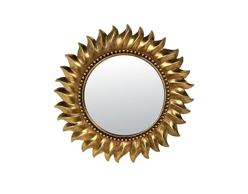 Photo n°1 du produit Miroir soleil doré 18cm-GR761C18-0