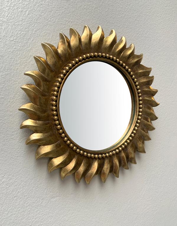 Photo n°3 du produit Miroir soleil doré 18cm-GR761C18-0