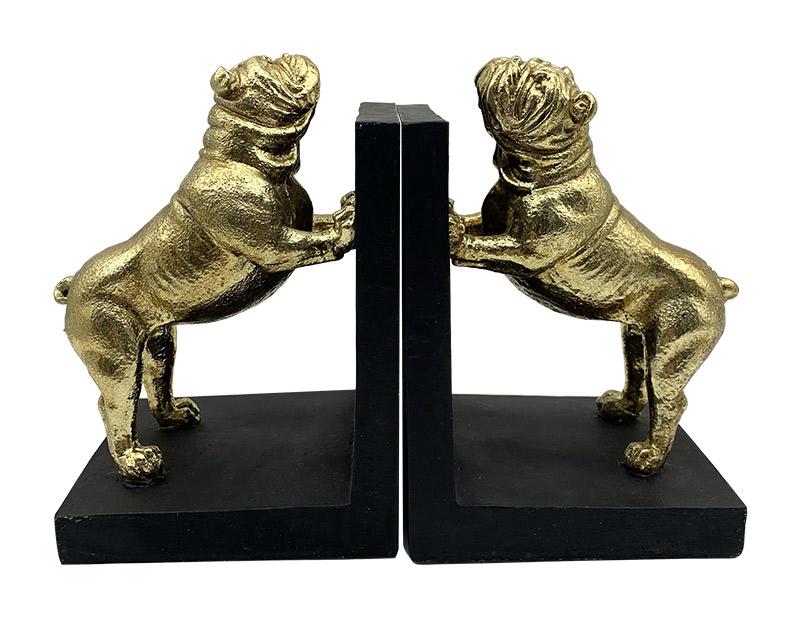 Photo n°1 du produit Serre livres chien noir et doré 28x10.5x19cm-SL218TTT-0