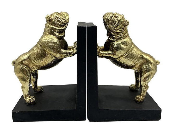 Photo n°1 du produit Serre livres chien noir et doré 28x10.5x19cm-SL218TTT-0