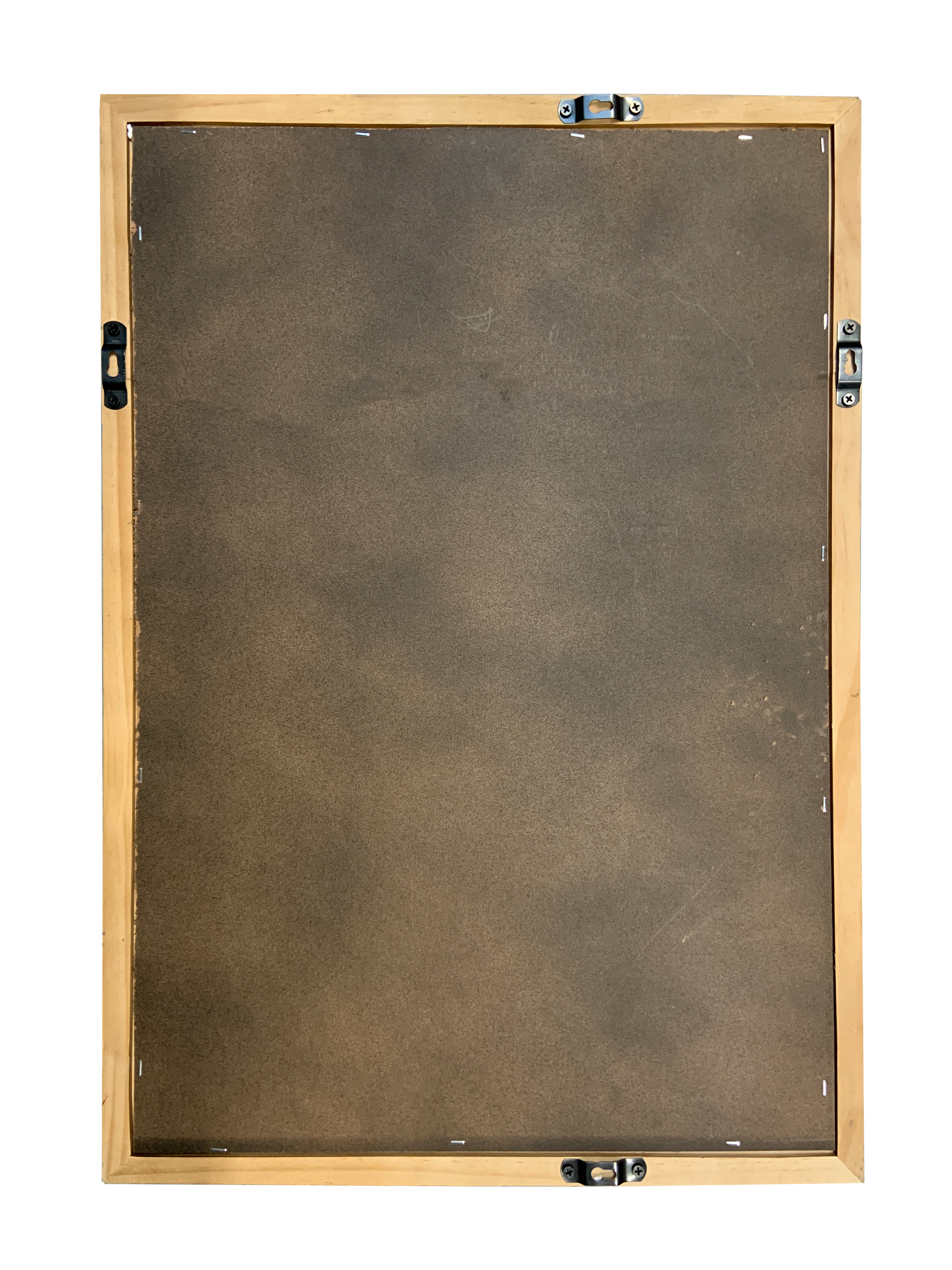 Miroir bois et métal 50x70cm