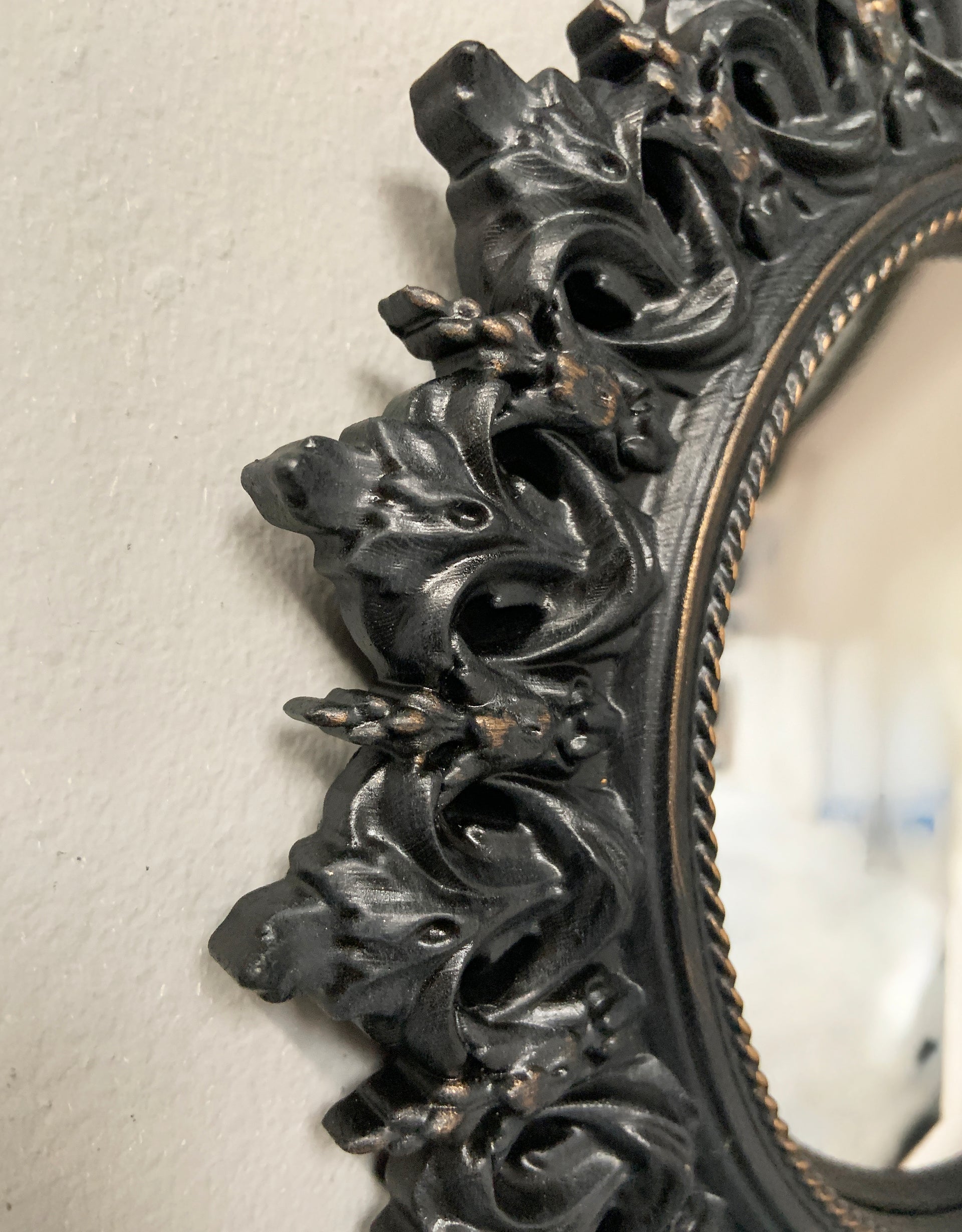 Miroir convexe noir épis 21.3cm