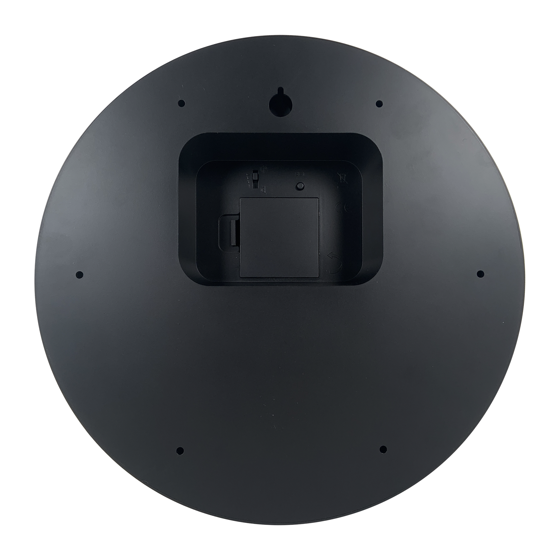 Horloge coucou rond noir 30cm