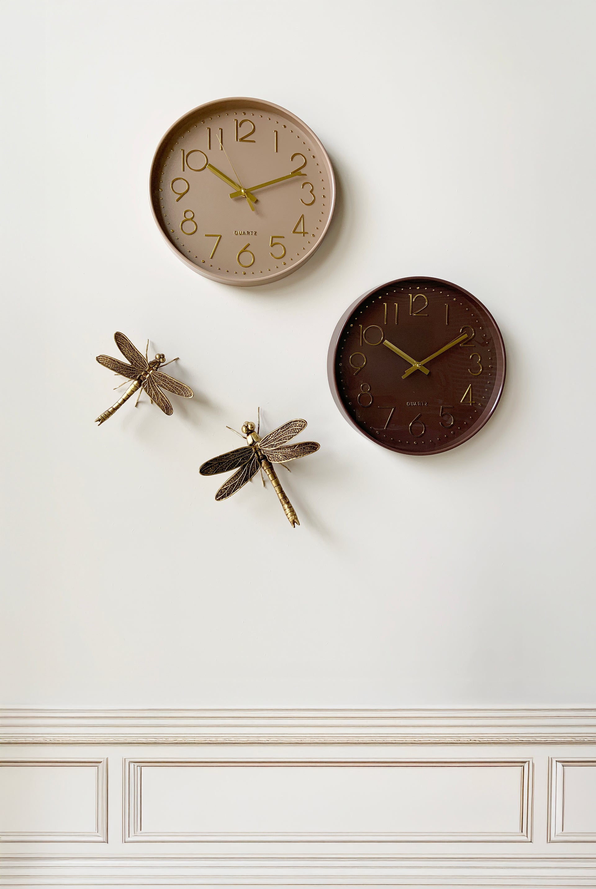 Horloge color marron 30,5cm