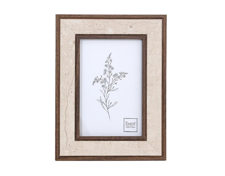Photo n°1 du produit Cadre photo effet travertin 10x15cm-612T15-0