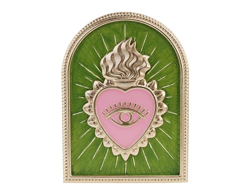 Photo n°1 du produit Déco murale cœur œil 15x20cm-810T20-0