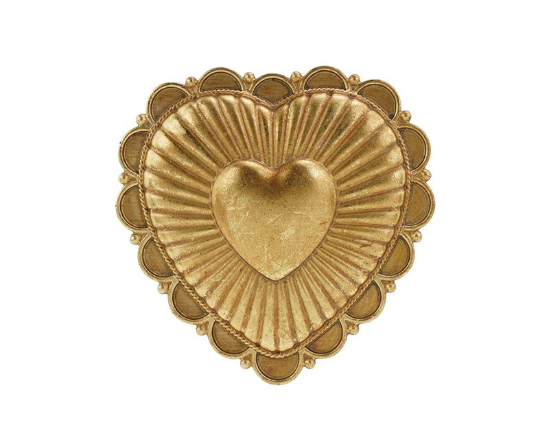 Photo n°1 du produit Déco murale ex-voto doré 12x12cm-915T12-0